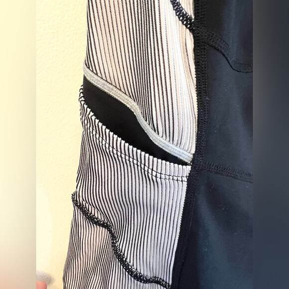 Free People Hardio Cardio Shortsie Romper black ribbed summer workout yoga gym M - Picture 5 of 10